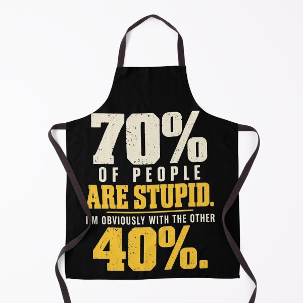 Item preview, 70 Percent of People Are Stupid Funny Math Joke designed and sold by haitrieuic96.