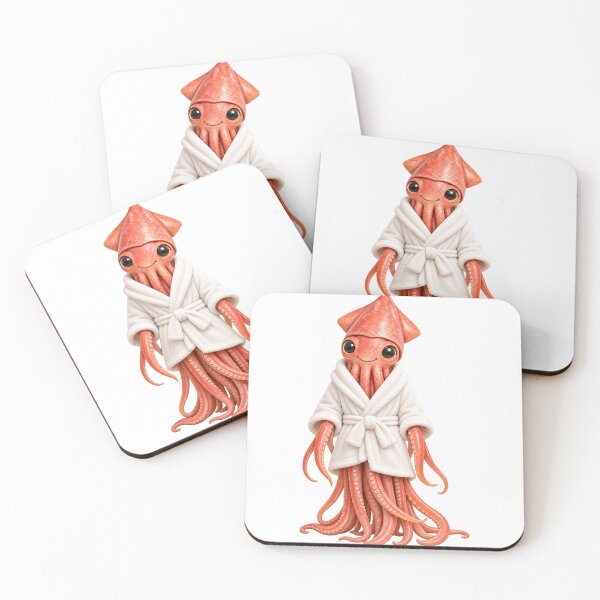 Item preview, Bathrobe Giant Squid designed and sold by Sillytoe.
