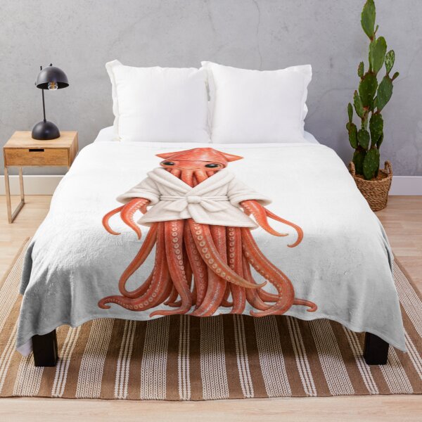 Item preview, Bathrobe Giant Squid designed and sold by Sillytoe.