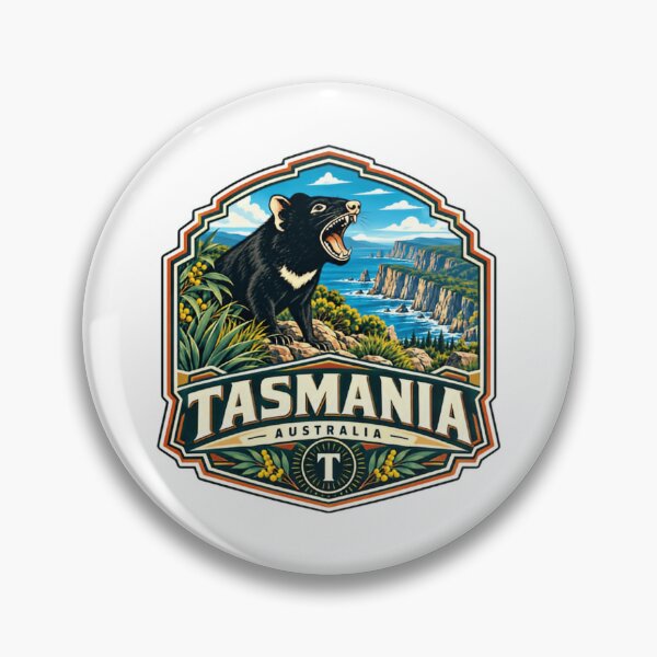 Item preview, Tasmania Australia Tasmanian Devil Travel Souvenir Wildlife designed and sold by kristyparkStar3.