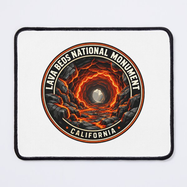 Item preview, Lava Beds National Monument California Volcano Travel Explorer designed and sold by JonesFlora2025.