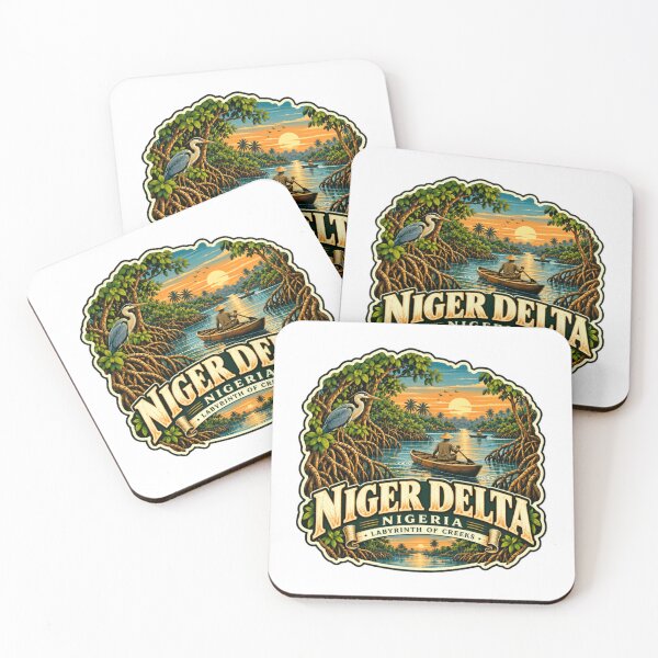 Item preview, Niger Delta Nigeria Labyrinth Of Creeks West Africa Travel Destination designed and sold by AncientClouds25.