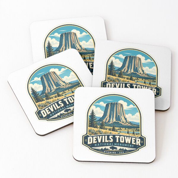 Item preview, Devils Tower National Monument Wyoming USA Travel Souvenir designed and sold by JasonStars123.