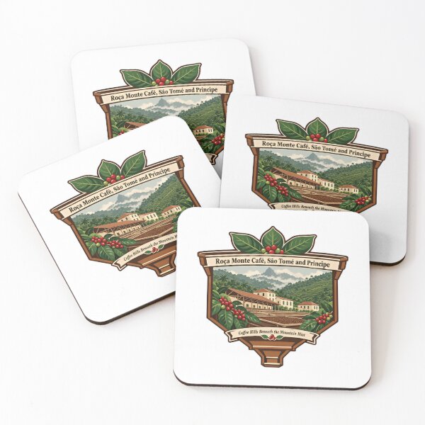 Item preview, Roça Monte Café, São Tomé And Principe Coffee Hills Beneath The Mountain Mist Coffee Farm Enthusiast designed and sold by AncientClouds25.