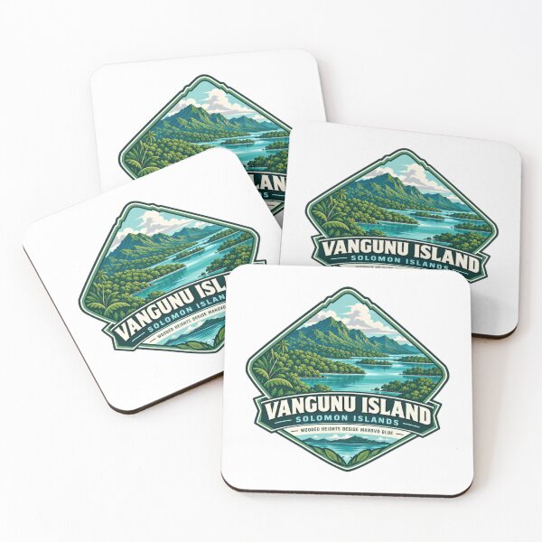 Item preview, Vangunu Island Solomon Islands Wooded Heights Beside Marovo Blue Travel Vacation Explorer designed and sold by AncientClouds25.