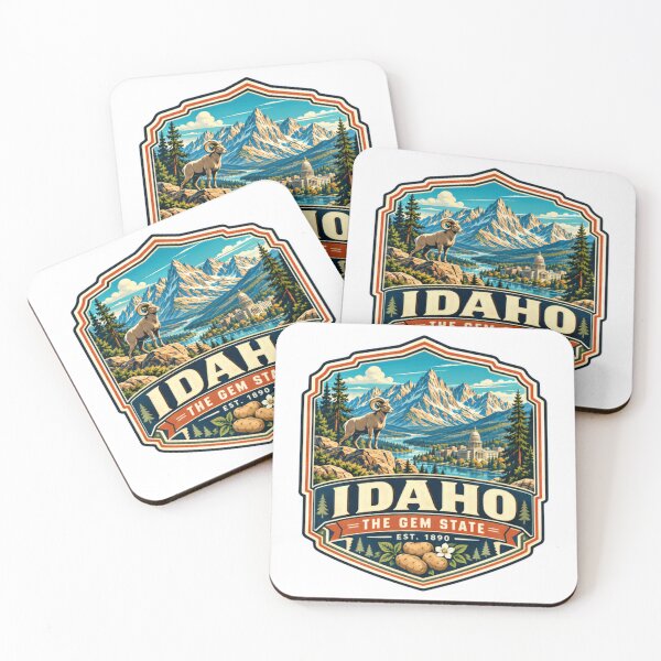 Item preview, Idaho The Gem State Est. 1890 Idahoan State Pride Souvenir designed and sold by JasonStars123.