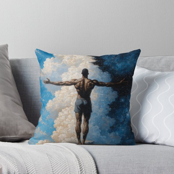 Item preview, Between Day and Night Surreal Cosmic Sky Oil Painting designed and sold by Virtuoussignal.