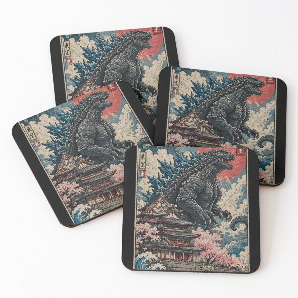 Item preview, Godzilla_The Great Wave designed and sold by JaquelineLang.
