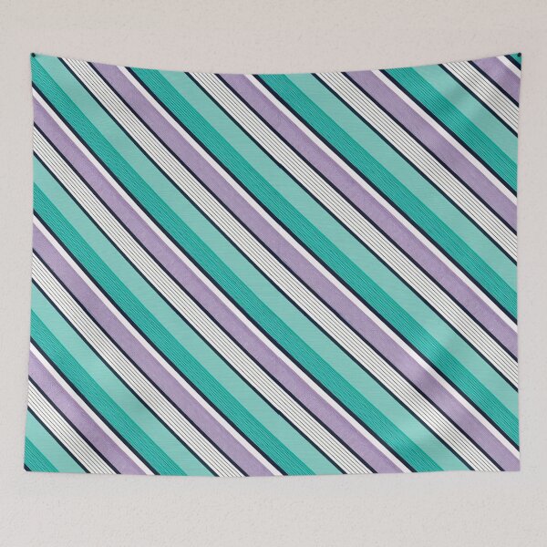 Item preview, Purple and Teal Abstract Geometric Art designed and sold by Welwitschia Atelier.