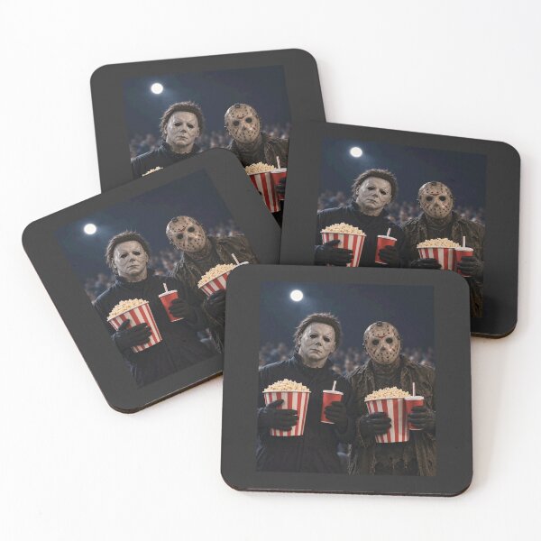 Item preview, Halloween Tshirts Michael Myers Jason Voorhees At Cinemas Horror designed and sold by griffithrbb35.