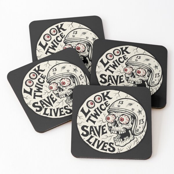 Item preview, Look Twice Save Lives designed and sold by Gkinoki.