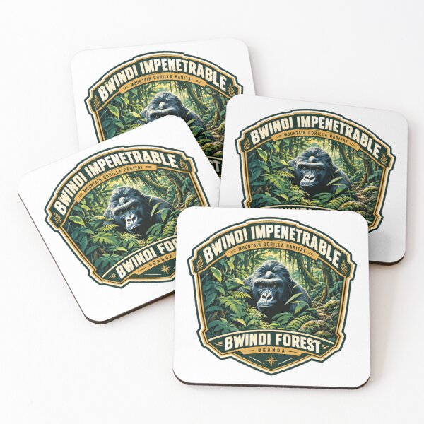Item preview, Bwindi Impenetrable Mountain Gorilla Habitat Bwindi Forest Uganda Wildlife Conservation Souvenir designed and sold by JonesFlora2025.
