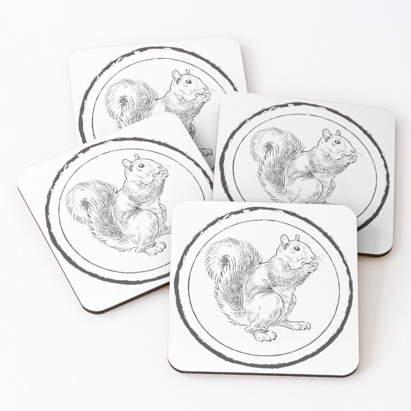 Item preview, Squirrel Stamp designed and sold by karakreatesherself.