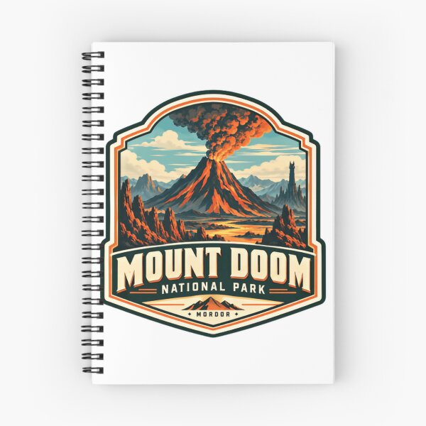 Item preview, Mount Doom National Park Mordor Lord Of The Rings Fan designed and sold by JonesFlora2025.