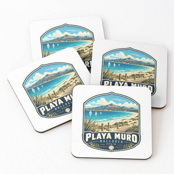 Item preview, Playa Muro Mallorca Spain Travel Destination Beach Vacation designed and sold by JonesFlora2025.