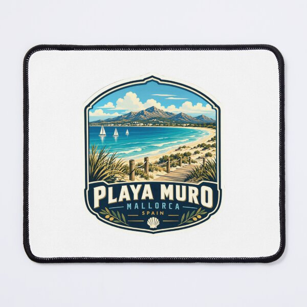 Item preview, Playa Muro Mallorca Spain Travel Destination Beach Vacation designed and sold by JonesFlora2025.