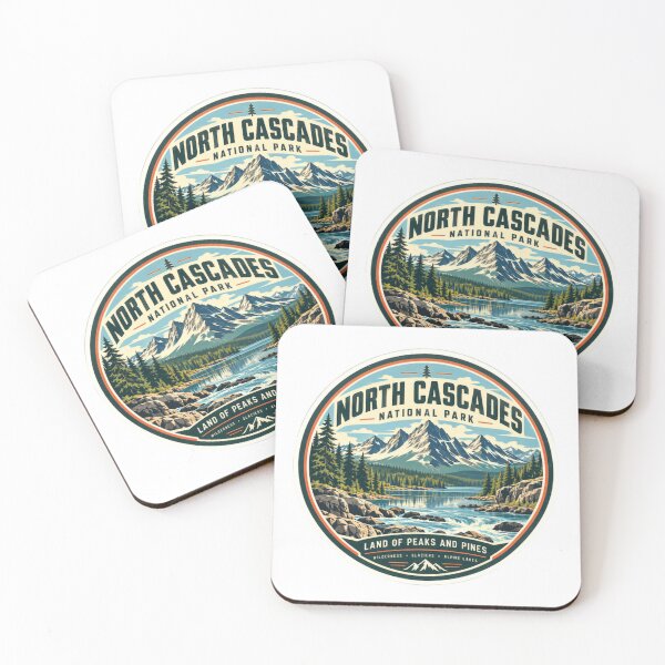 Item preview, North Cascades National Park Land Of Peaks And Pines Wilderness Glaciers Alpine Lakes Hiking Outdoors Adventure Traveler designed and sold by JonesFlora2025.