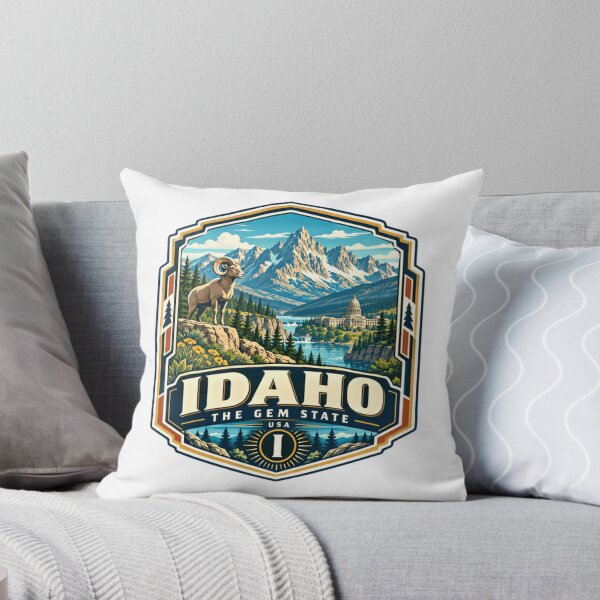 Item preview, Idaho The Gem State USA Travel Souvenir Mountain Outdoors designed and sold by JonesFlora2025.