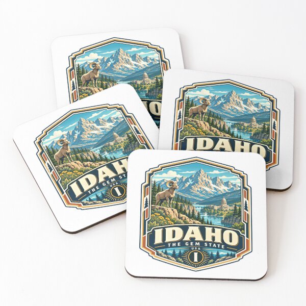Item preview, Idaho The Gem State USA Travel Souvenir Mountain Outdoors designed and sold by JonesFlora2025.