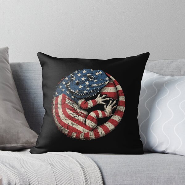 Item preview, Patriotic American Flag Bearded Dragon US Pride Design designed and sold by Ostericaimusa.