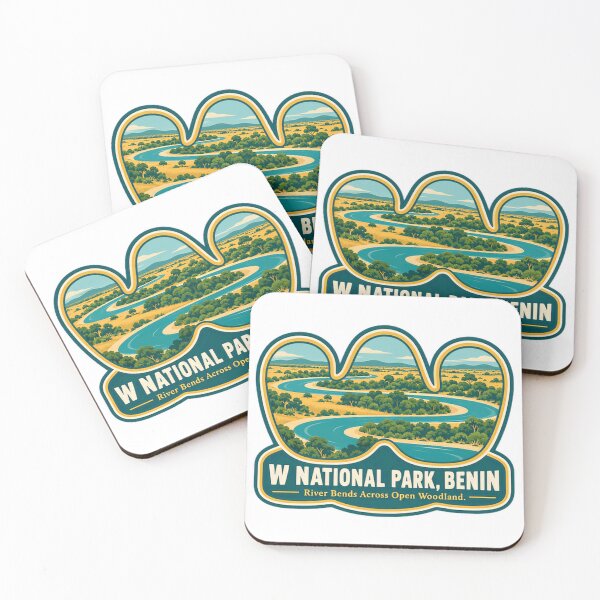 Item preview, W National Park, Benin River Bends Across Open Woodland African National Park Traveler designed and sold by Simsimah26Parks.