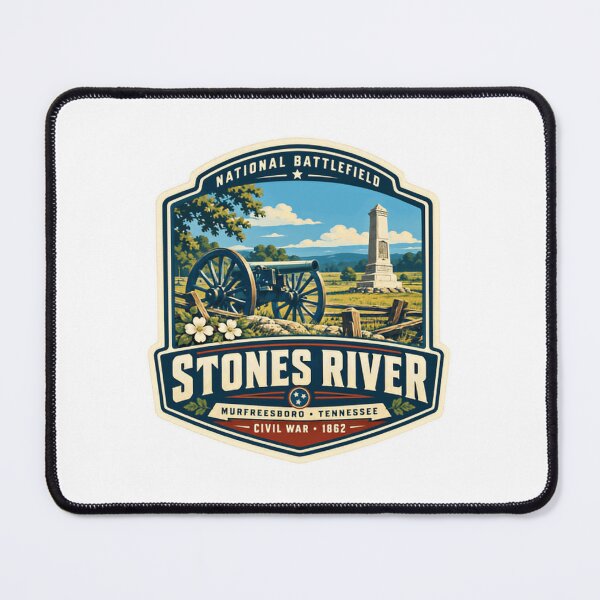 Item preview, National Battlefield Stones River Murfreesboro Tennessee Civil War 1862 American History designed and sold by JonesFlora2025.