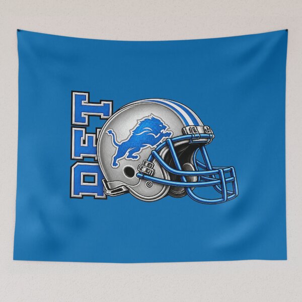 Item preview, Detroit Lions NFL Football Helmet Logo Design designed and sold by Luke Foran Sports Art.