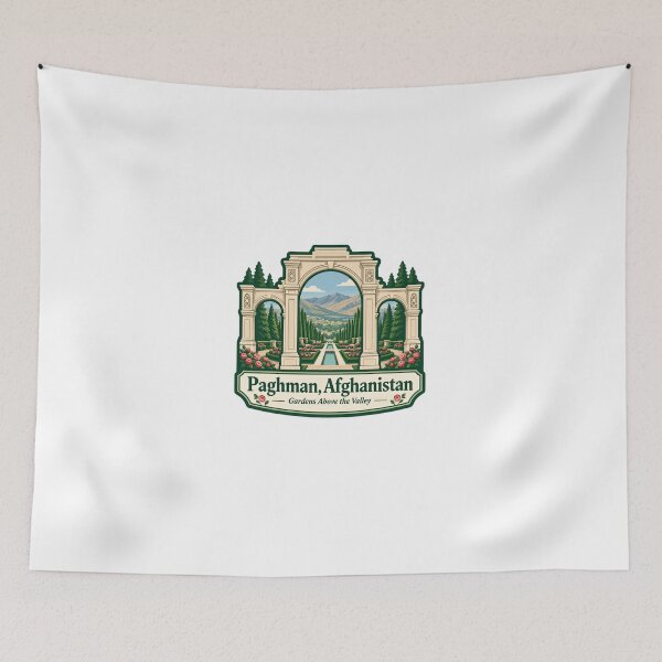 Item preview, Paghman Afghanistan Gardens Above The Valley Afghan Heritage Travel Destination designed and sold by Simsimah26Parks.