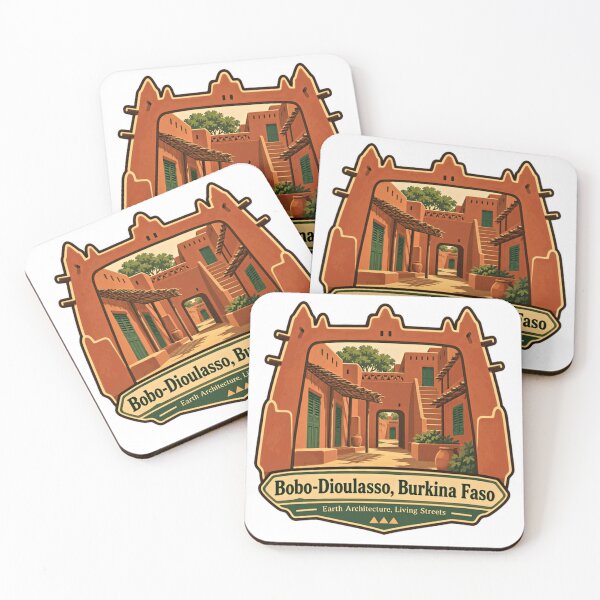 Item preview, Bobo-Dioulasso Burkina Faso Earth Architecture Living Streets African Travel Destination designed and sold by Simsimah26Parks.