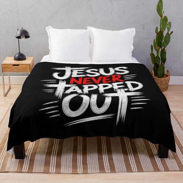 Item preview, Jesus Will Never Tapped Out Christian Faith designed and sold by charoen-design.