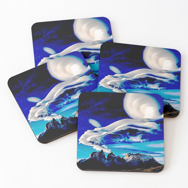Item preview, Epic Lenticular Clouds Over Patagonian Mountains – Dramatic Nature Landscape designed and sold by The Happiness Market .