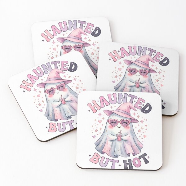Item preview, Haunted but Hot: Sassy Halloween Ghost with Heart Sunglasses designed and sold by Izhandesign.