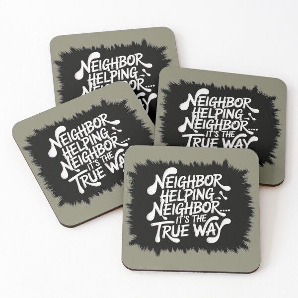 Item preview, Neighbor Helping Neighbor...it's the True Way designed and sold by Shy Fractal Designs.