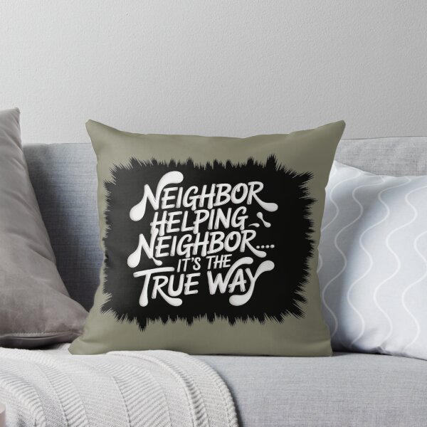 Item preview, Neighbor Helping Neighbor...it's the True Way designed and sold by Shy Fractal Designs.