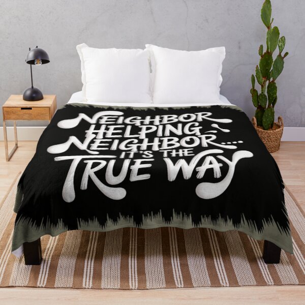 Item preview, Neighbor Helping Neighbor...it's the True Way designed and sold by Shy Fractal Designs.