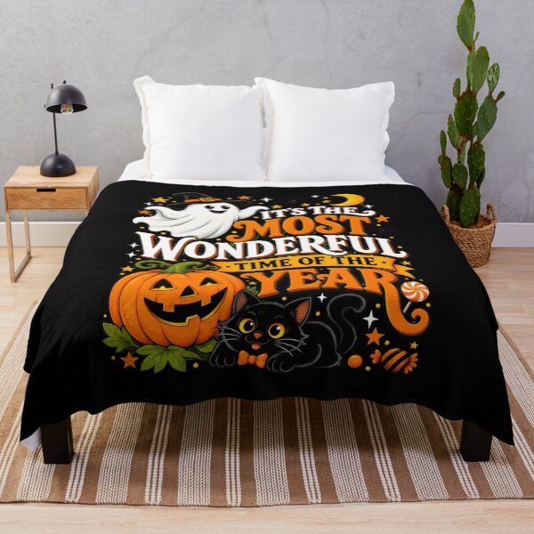 Item preview, Wonderful Time Halloween Ghost Pumpkin Cat designed and sold by Dmo3HarkoArt.