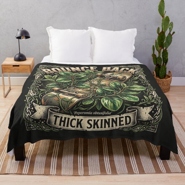 Item preview, Bounce Back Thick Skinned Skateboard Peperomia Obtusifolia designed and sold by EdvvinStudios.