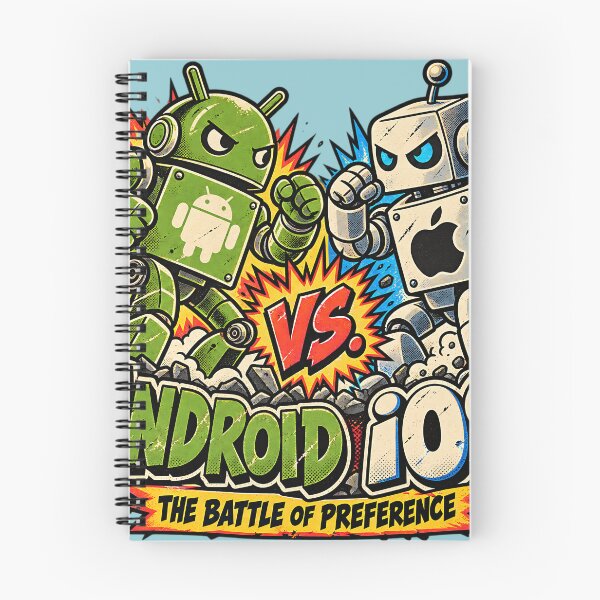 Item preview, Android vs iOS designed and sold by SpectacledBoi.