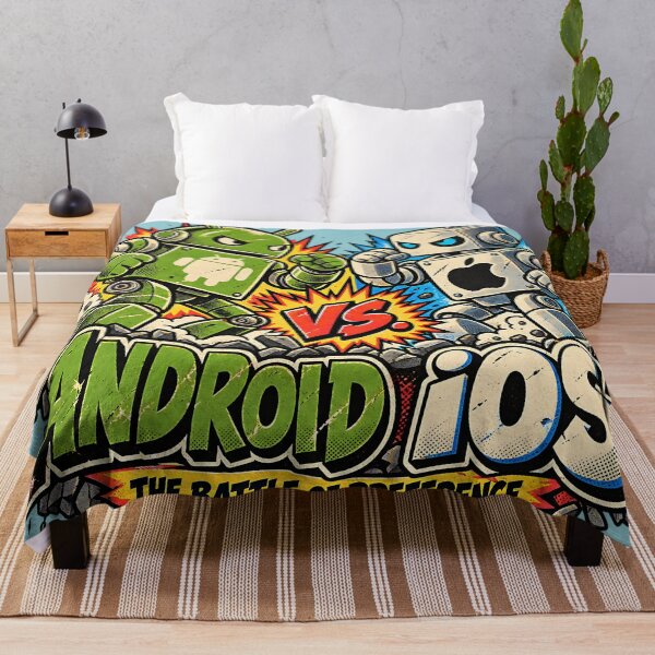 Aperçu de l'œuvre Android contre iOS créée et vendue par SpectacledBoi.