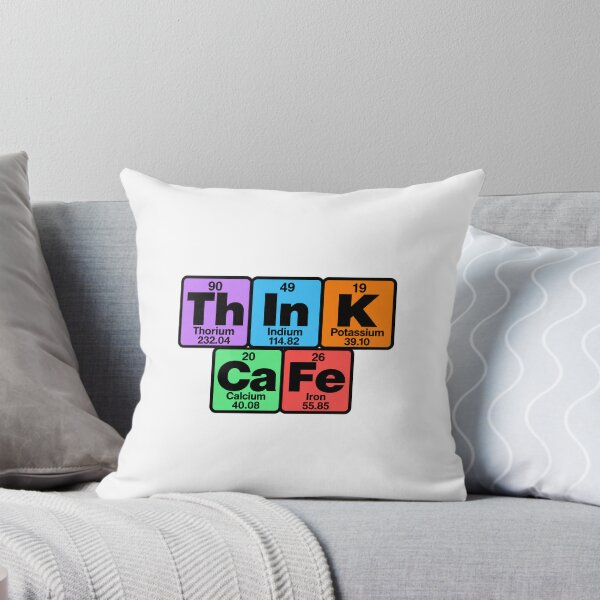 Item preview, Think Cafe - Periodic Table Science Pun designed and sold by DanEstes.