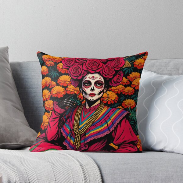 Item preview, Mexican Folklore Catrina - Traditional Day of the Dead Dress designed and sold by BlueBerry45.