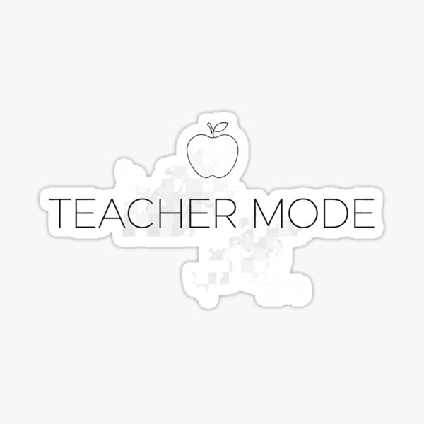Item preview, Teacher Mode Minimal Profession Shirt | Educator Gift Tee designed and sold by DripyDesigns.