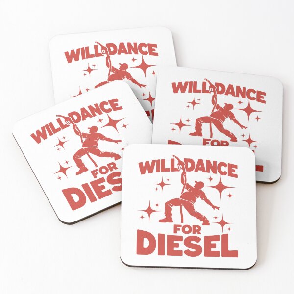 Item preview, Will Dance For Diesel Funny Trucker Fuel Cost Humor Graphic designed and sold by RahniNM.