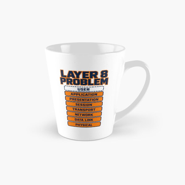Item preview, Layer 8 Problem OSI Model Funny Network Engineer Gift designed and sold by ys96.