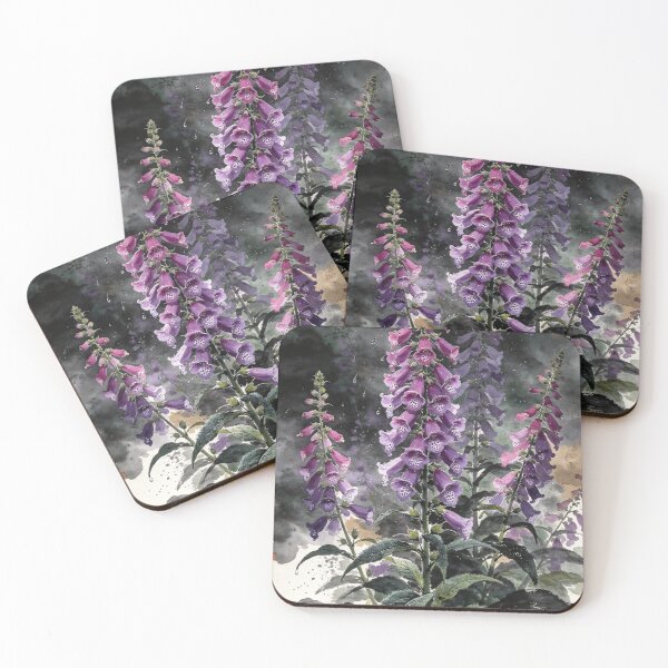 Item preview, Purple Foxglove — Moody's Watercolor Botany designed and sold by EduMaru_Arts.