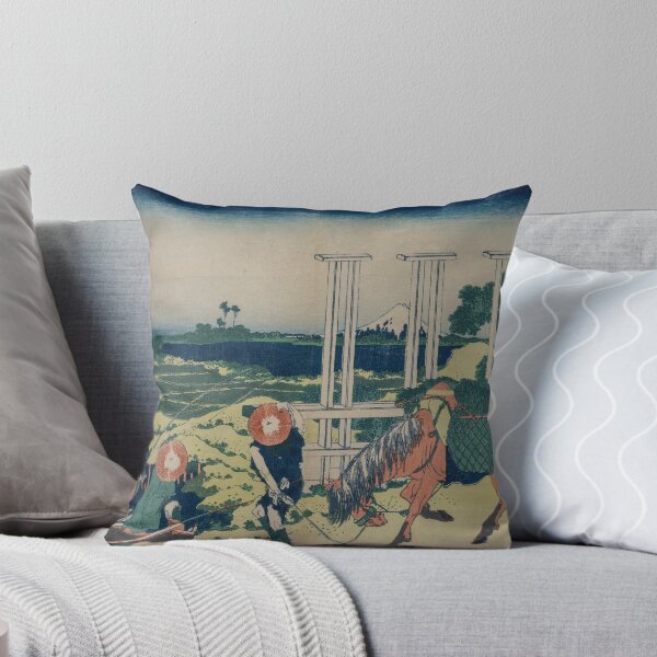 Item preview, Senju Weir and Mount Fuji – Hokusai Print designed and sold by MartinPA.