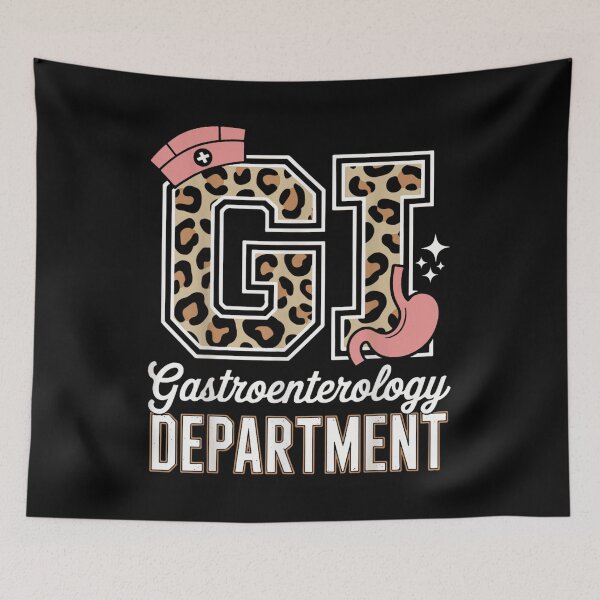Item preview, GI Gastroenterology Department Leopard Print Nurse Squad designed and sold by Creative Spark.