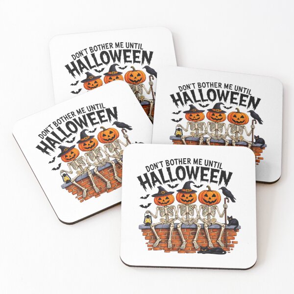 Item preview, Dont Bother Me Until Halloween Skeleton Pumpkins designed and sold by Dmo3HarkoArt.