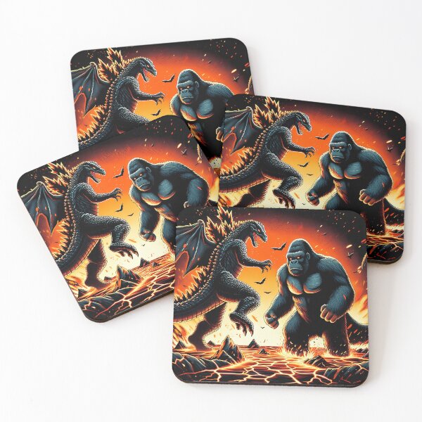 Item preview,  King Kong Vs Godzilla Monsters Lava designed and sold by BrownPfeffer.