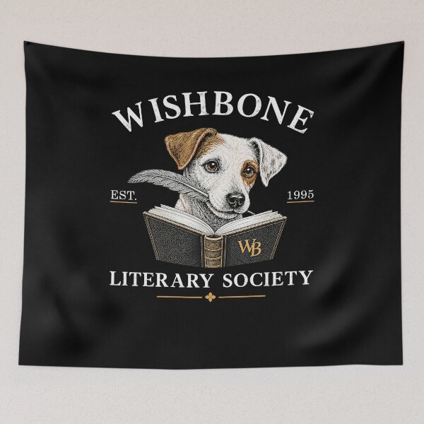 Item preview, Wishbone Literary Society Book Lover designed and sold by ellapaintcoast.